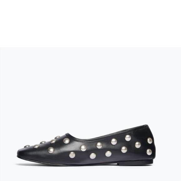 NEW FREDA SALVADOR women's jessie ballet flat shoes in black - Picture 2 of 4